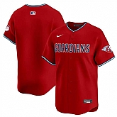 Men's Cleveland Guardians Blank Red Alternate Limited Stitched Jersey Dzhi,baseball caps,new era cap wholesale,wholesale hats